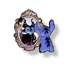 Disney Character Silhouette Pin - Black